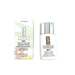 Clinique Blend It Yourself Pigment Drops Shade BIY 160 (D-G) New